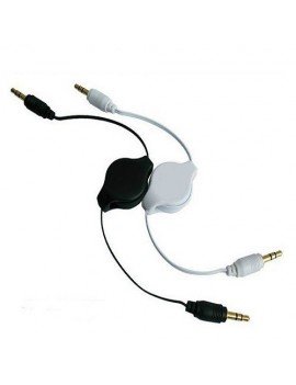 Retractable stereo AUX 3.5mm cable