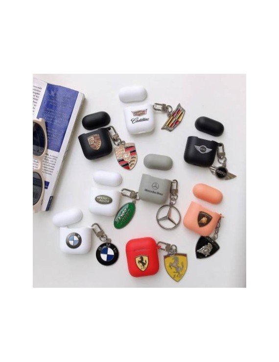 Car Brand Case + keychain for AirPods