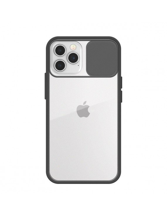 Carcasa gel cámara iPhone 12 Black