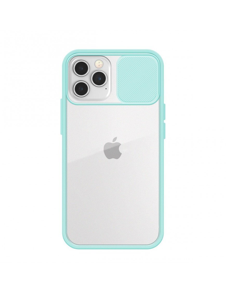 Carcasa gel cámara iPhone 12 Turquoise